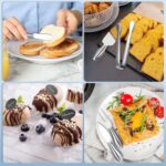 A complete 38-piece Raiten silver charcuterie board utensil set, including various cheese knives, small serving bowls, tongs,